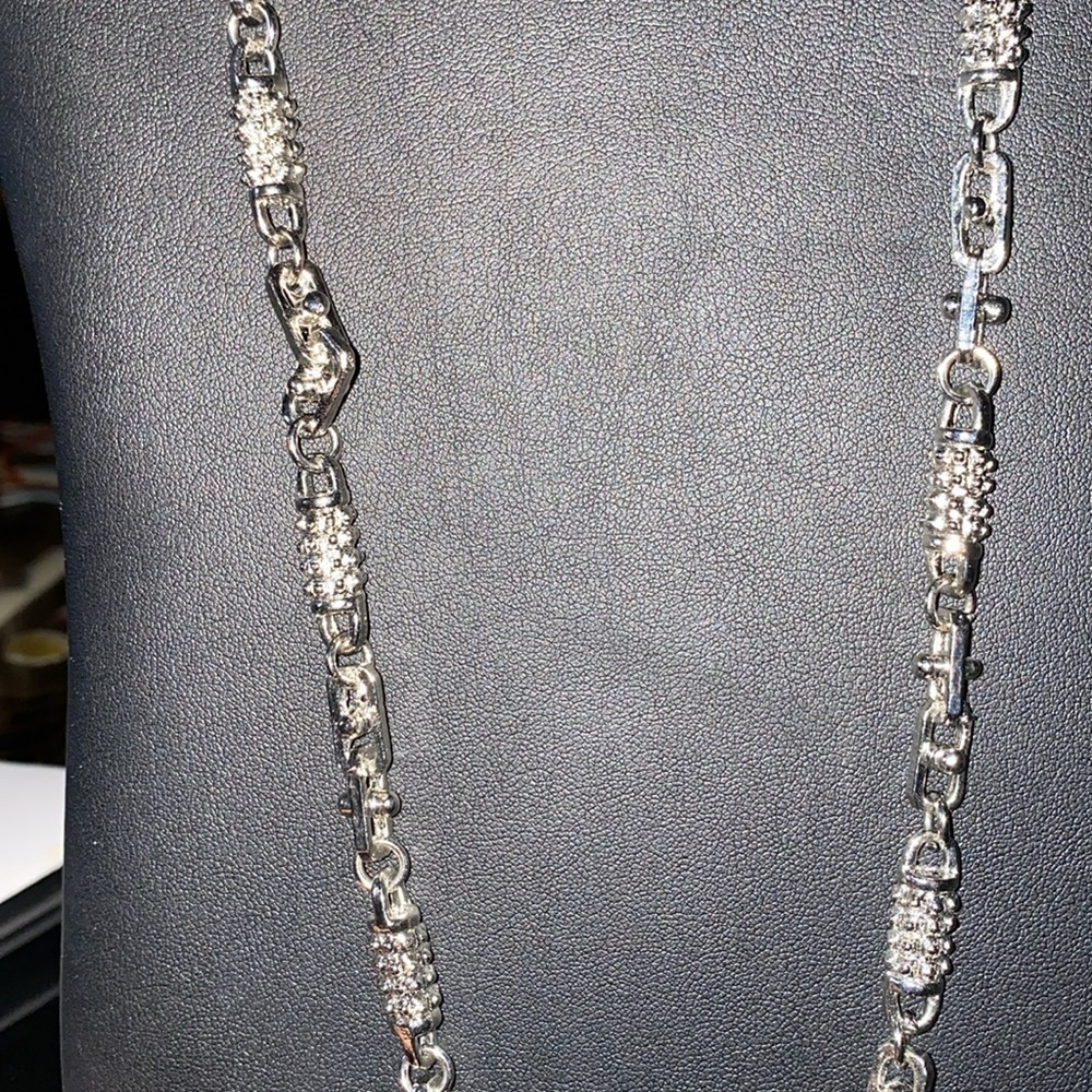 Silver tone Prime necklace, heavy.. - Picture 2 of 2